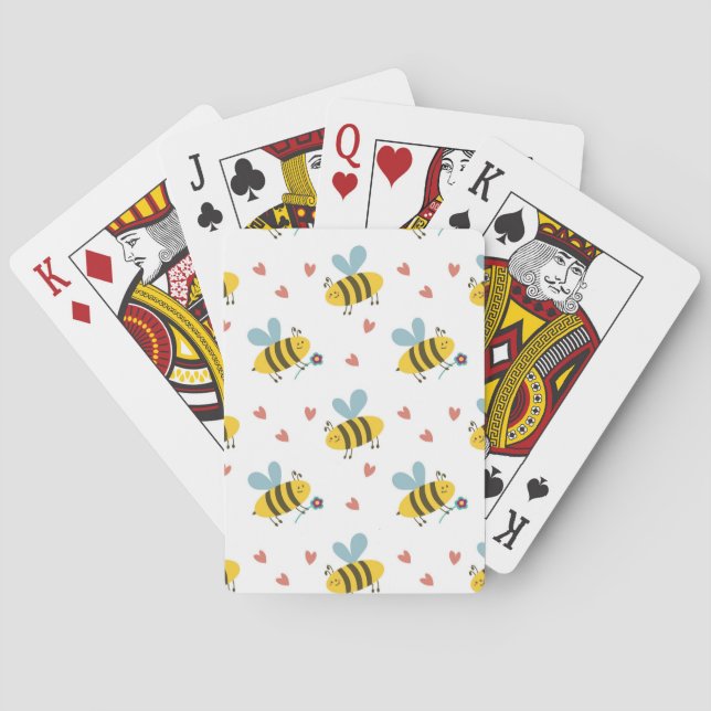 Bee Happy Playing Cards (Back)