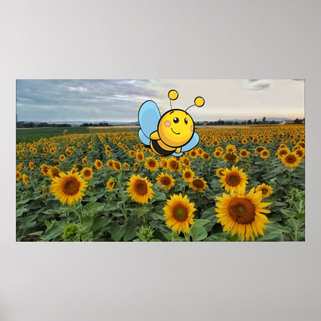 Bee Happy. Poster (Front)