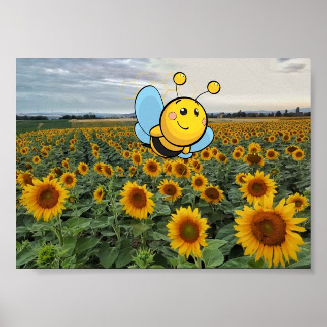 Bee Happy. Poster (Front)