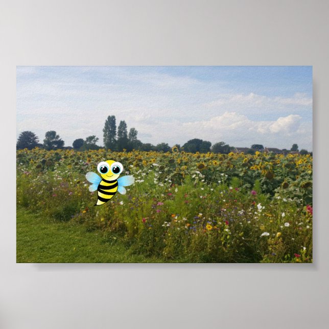 Bee Happy. Poster (Front)