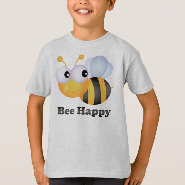Bee Happy T-Shirt (Front)