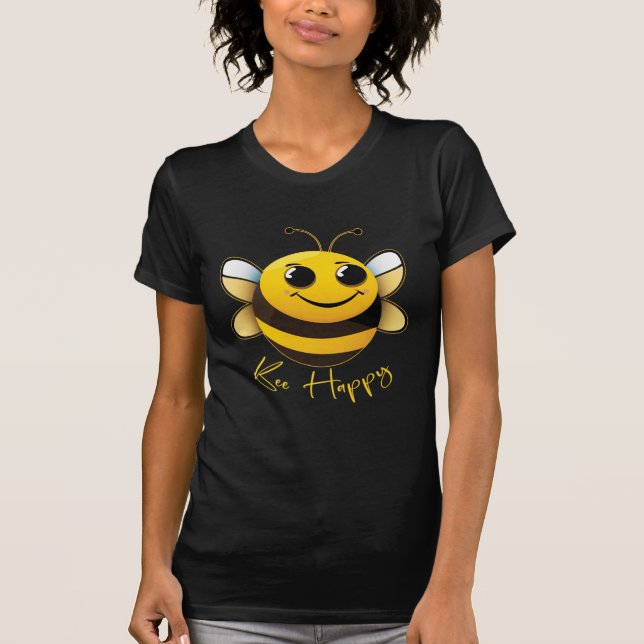 Bee happy t-shirt (Front)