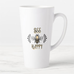 Bee Happy   Vintage Colours Honey Bee Latte Mug