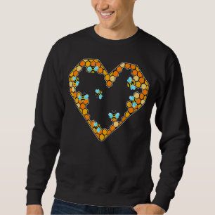 Bee Heart Beekeeper Environment Conservation Honey Sweatshirt