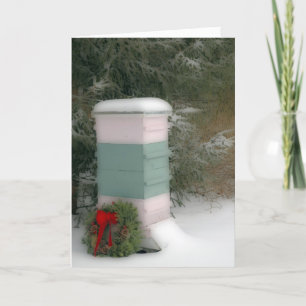 Bee Hive Holiday Card