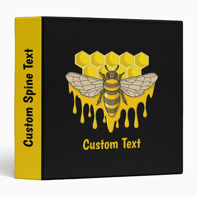 Bee Hive Honey Binder (Front/Spine)