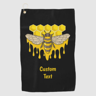 Bee Hive Honey Golf Towel