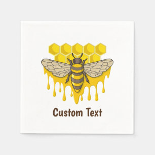 Bee Hive Honey Napkin