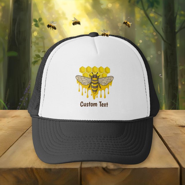 Bee Hive Honey Trucker Hat (Creator Uploaded)