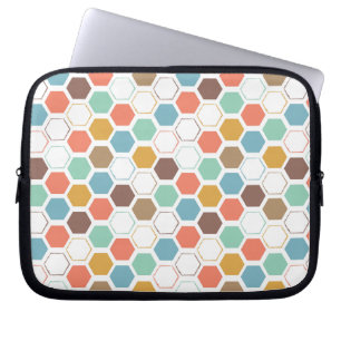 Bee Hive Module Pattern Laptop Sleeve
