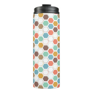 Bee Hive Module Pattern Thermal Tumbler