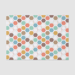 Bee Hive Module Pattern Tissue Paper