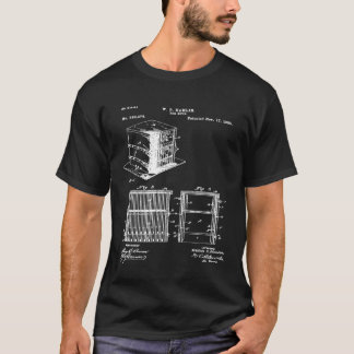 Bee Hive Patent Beekeeping Beekeeper T-Shirt
