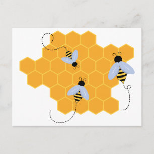 Bee Hive Postcard