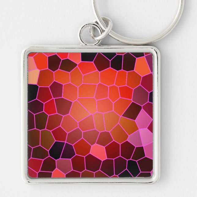 Bee Hive Red Keychain (Front)