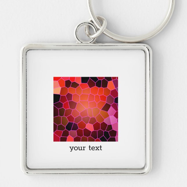 Bee Hive Red Keychain (Front)