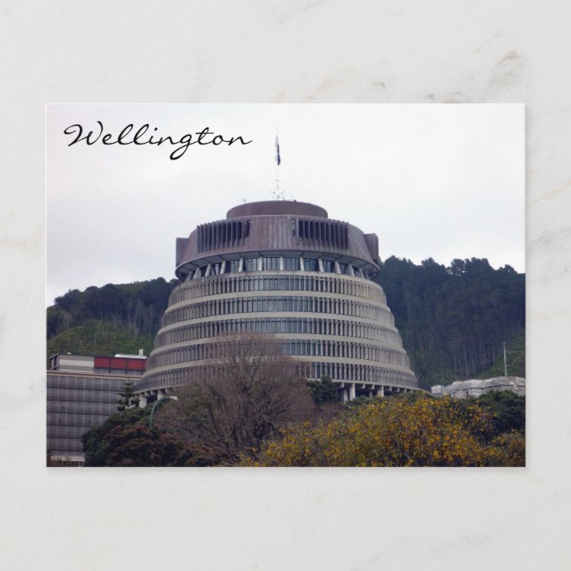 bee hive wellington postcard (Front)