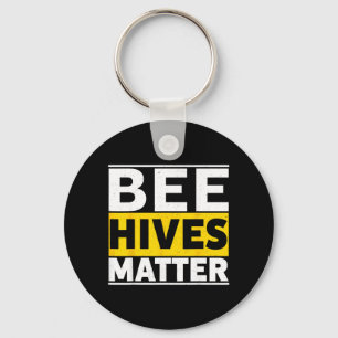 Bee Hives Keychain