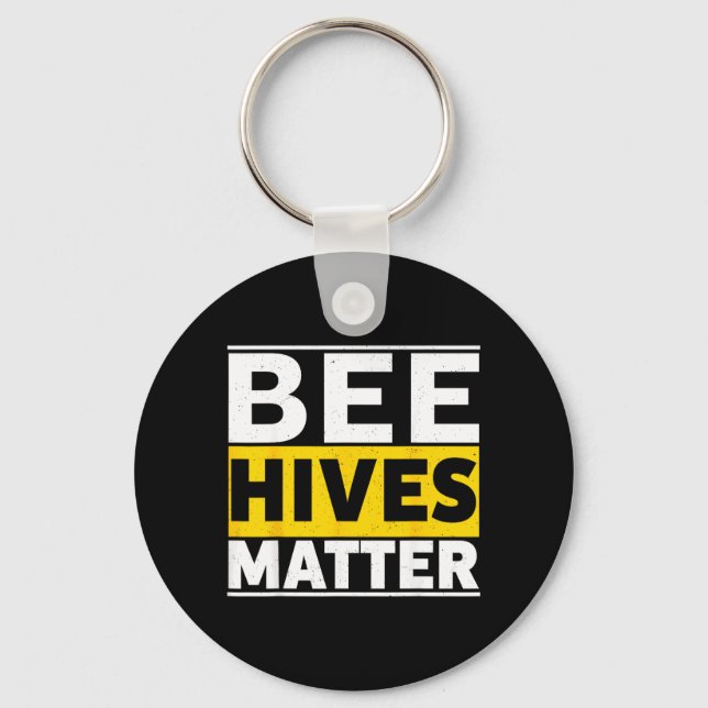 Bee Hives Keychain (Front)