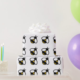 Bee, honey bee, bumblebee     wrapping paper