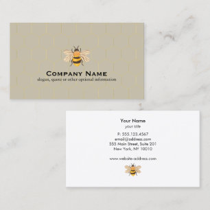 Bee Honey Business Card