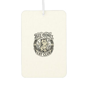 Bee Honey Cat Funny Cat Graphic - Bee Honey Cat Cl Air Freshener