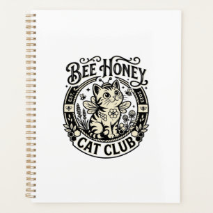 Bee Honey Cat Funny Cat Graphic - Bee Honey Cat Cl Planner
