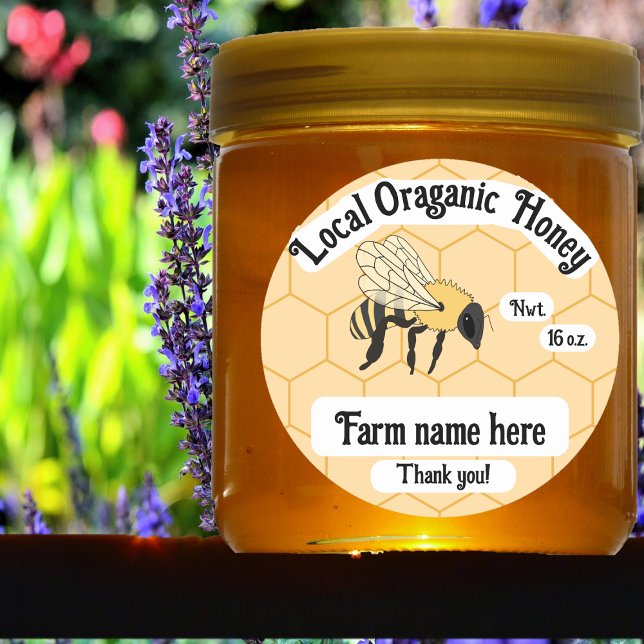 Bee Honeycomb Beekeeper Honey Farm Sticker (Creator Uploaded)