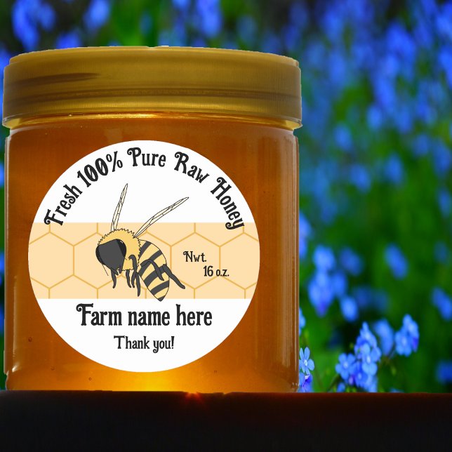 Bee Honeycomb Beekeeper Honey Farm Sticker (Creator Uploaded)