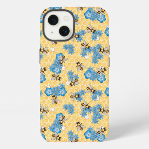 Bee Honeycomb Flowers iPhone / iPad case