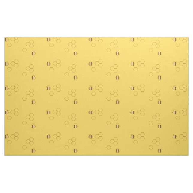 Bee Honeycomb Pattern Fabric (Yard)