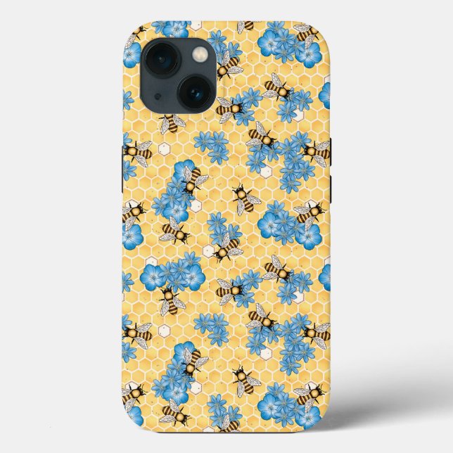 Bee Honeypeb Flowers iPhone / coque ipad (Verso)