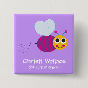 Bee Identification Button