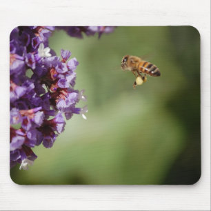 Bee in Flight Mousepad
