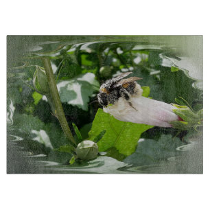 Bee in summer cutting board