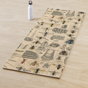 Bee Insect Bug Wasp Natural History Bees Yoga Mat