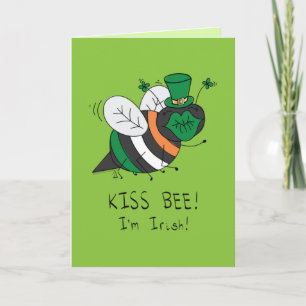 Bee Irish Funny St. Patrick's Day Card