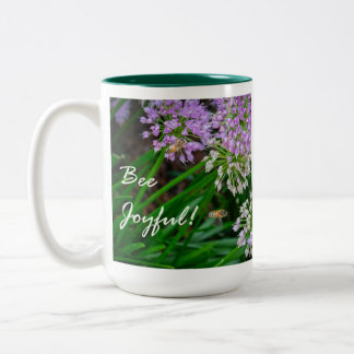 Bee Joyful Mug - Jolie Bees & Blooms Design