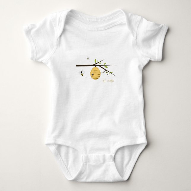 Bee Keeper Baby Bodysuit (Front)