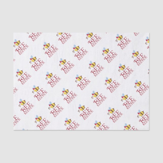 Bee Keeper Christmas Edition Tissue Paper (Front)