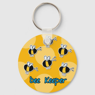 bee keeper keychain