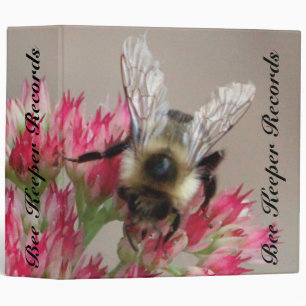 Bee Keeper Records Binder