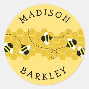 Bee Kid's Cute Beehive Envelope Seal Stickers