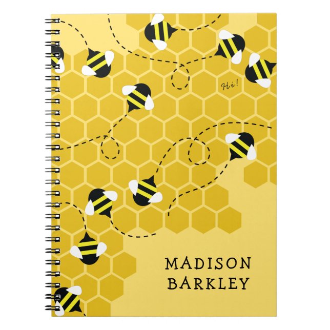 Bee Kid's Cute Beehive Notebook (Front)