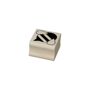 Bee Kid's Cute Beehive Rubber Stamp