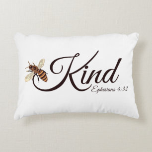 Bee kind   accent pillow