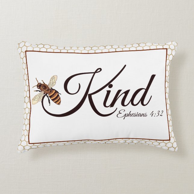 Bee kind   accent pillow (Front)