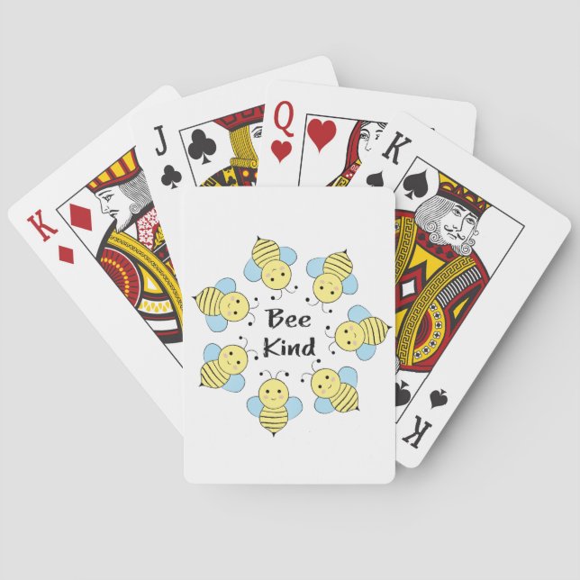 Bee Kind Bees Playing Cards (Back)