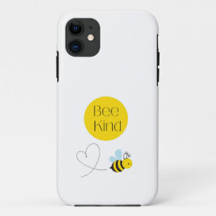 Bee Kind Cute Bee Brightly Colored Cartoon Design  iPhone 11 Case