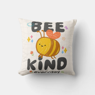 Bee Kind Everyday Throw Pillow
